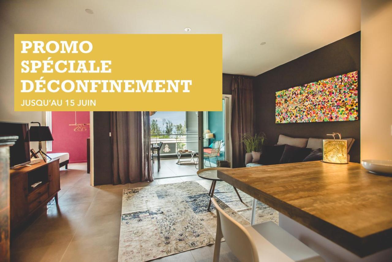 Escale Tropicale, Appart Vue Mer A 2 Min Du Lagon Apartment Saint-Gilles-les Bains Ngoại thất bức ảnh